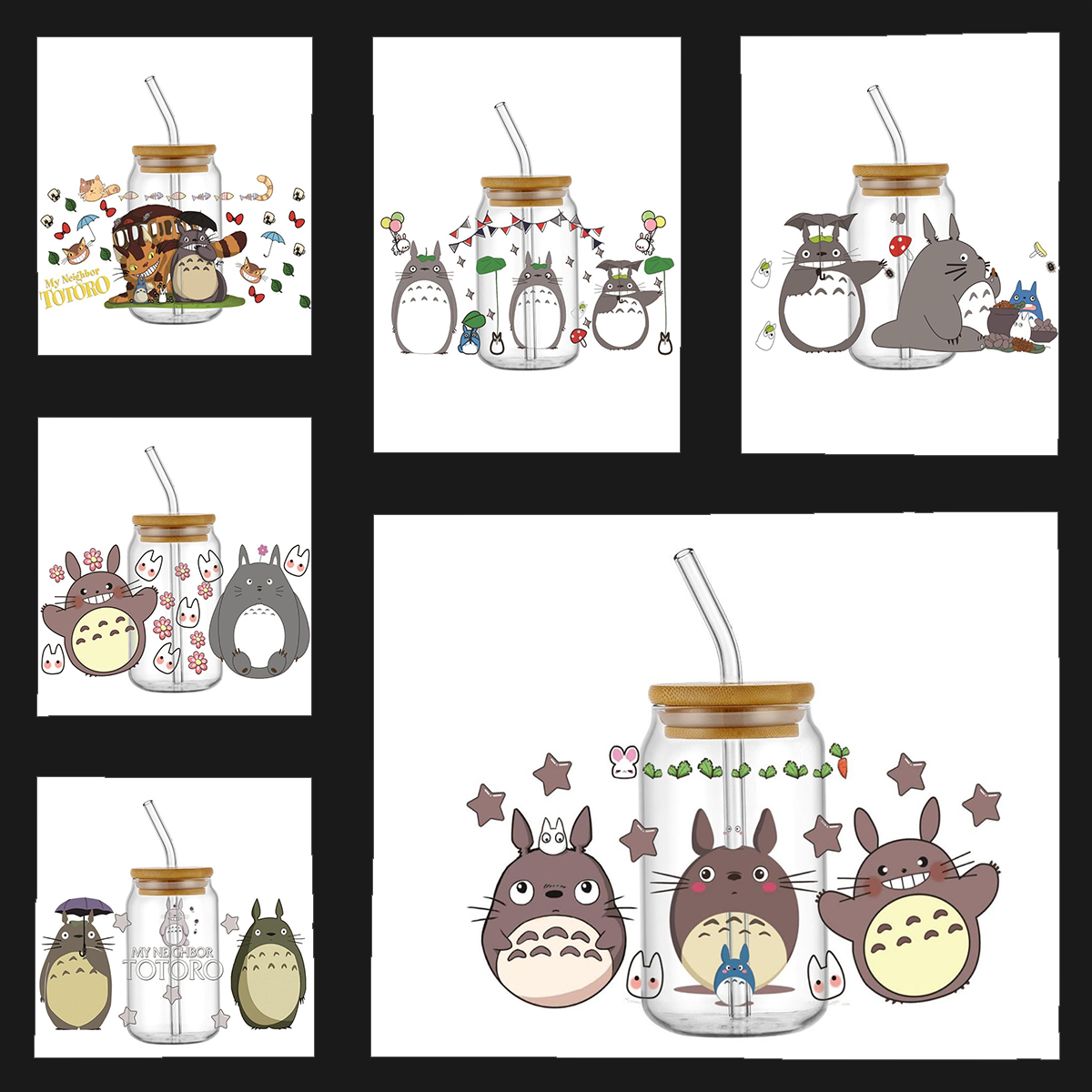 Home Decor Theme - Kawaii Japanese Anime Character Cup Transfer