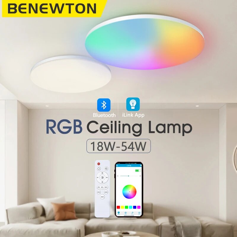 Home Decor App - BENEWTON Smart Ceiling Light RGB CCT