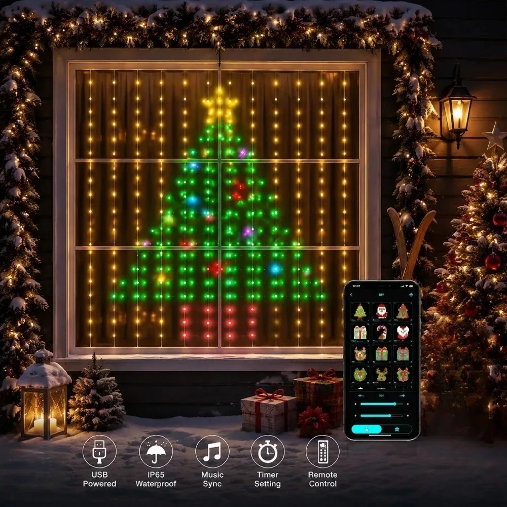 Home Decor App - LED Pixel Curtain Lights Bluetooth APP