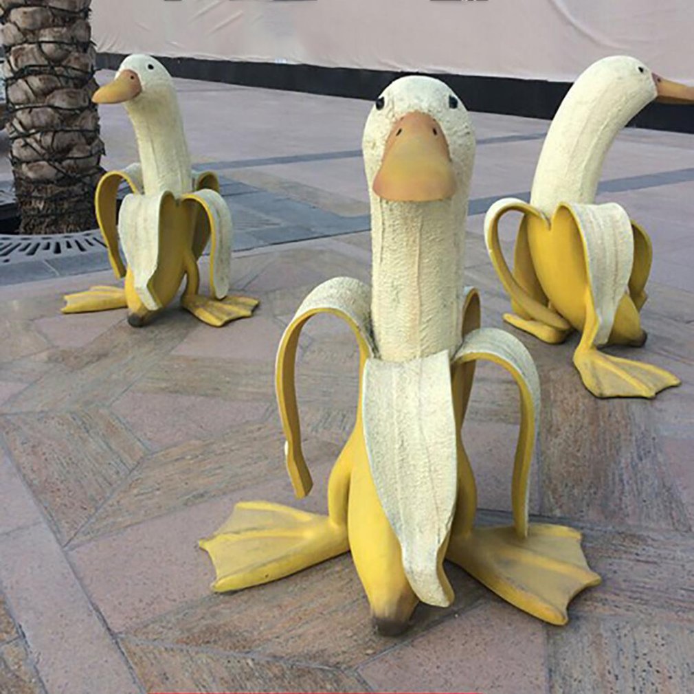 Banana Duck Creative Garden De - đánh giá và giá Home Decor On Sale
