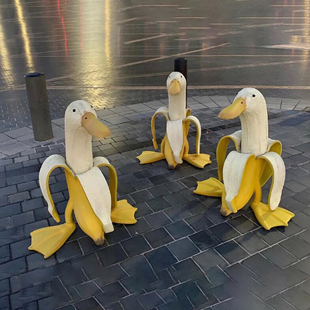 Banana Duck Creative Garden De - đánh giá và giá Home Decor On Sale