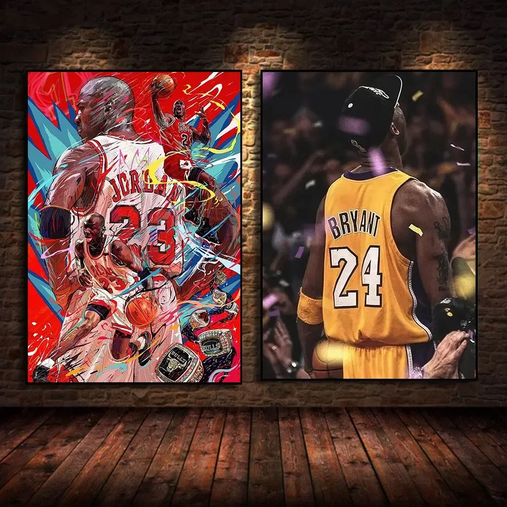 Basketball Legends Canvas Art  - đánh giá và giá Home Decor Theme