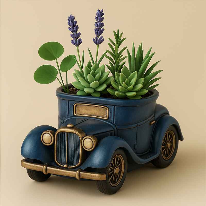 3D Vintage Bus Car Succulent P - đánh giá và giá Succulent Planter Pot
