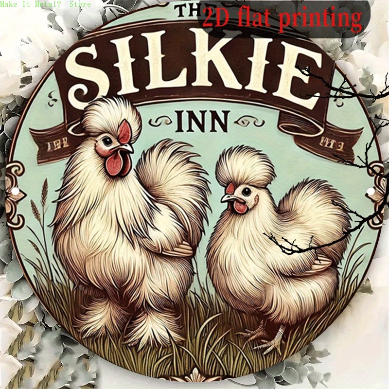 Vintage The Silkie Inn Round T - đánh giá và giá Home Decor Theme