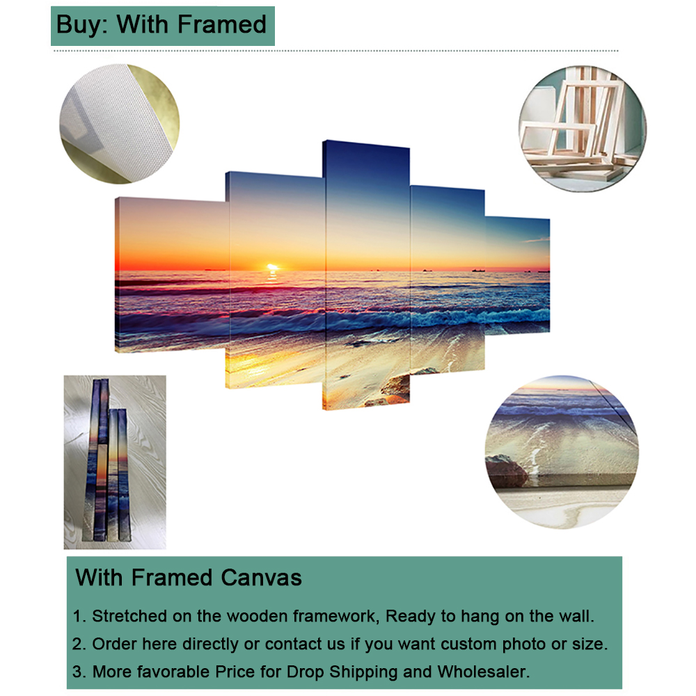 5 Pieces Canvas Wall Arts Post - đánh giá và giá Home Decor Mobile Game