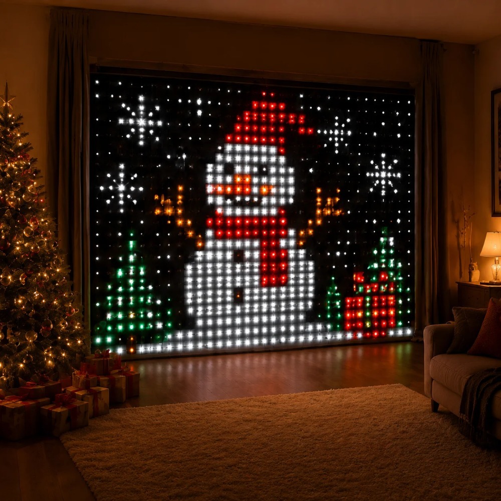 LED Pixel Curtain Lights Bluet - đánh giá và giá Home Decor App