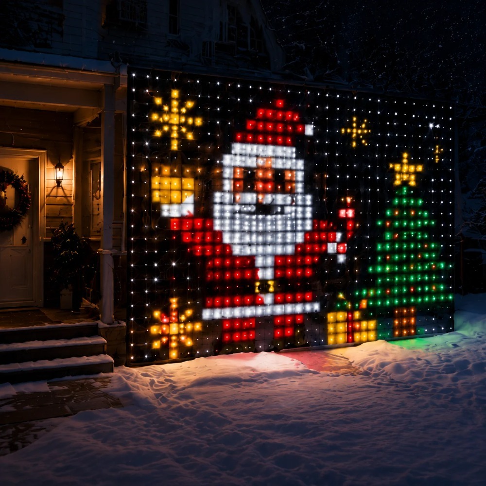 LED Pixel Curtain Lights Bluet - đánh giá và giá Home Decor App