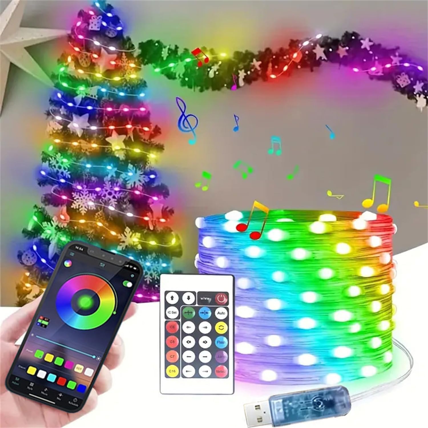 Led Fairy Light Strip Christma - đánh giá và giá Home Decor App