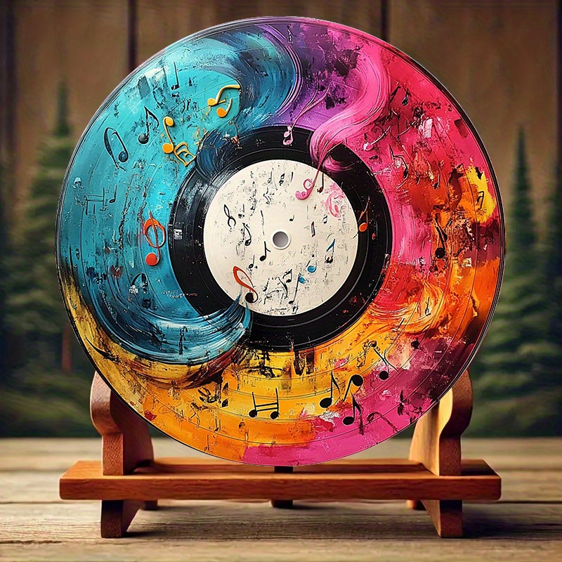 12-Inch Vibrant Vinyl Record A - đánh giá và giá Home Decor Theme