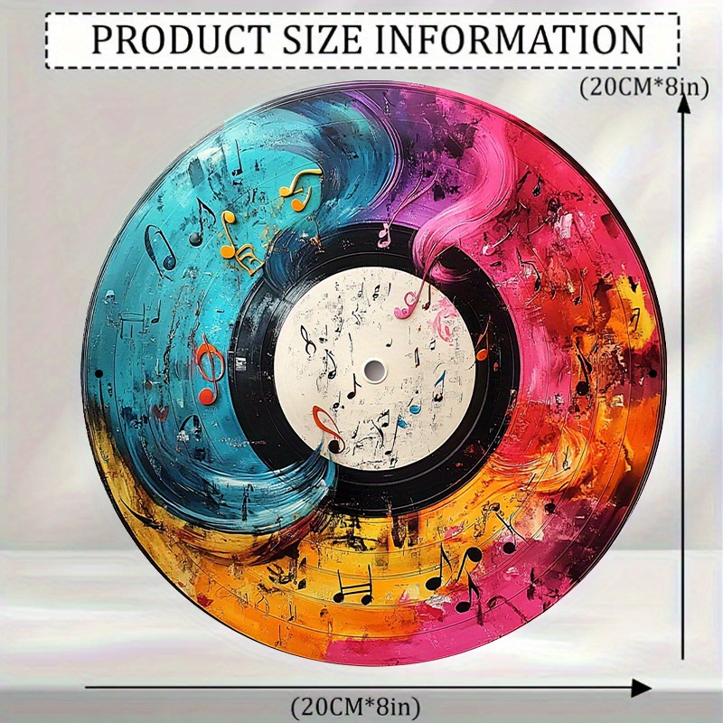 12-Inch Vibrant Vinyl Record A - đánh giá và giá Home Decor Theme