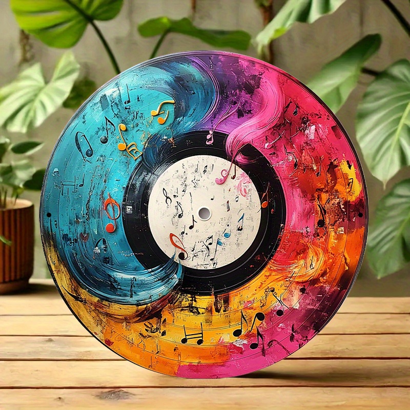 12-Inch Vibrant Vinyl Record A - đánh giá và giá Home Decor Theme