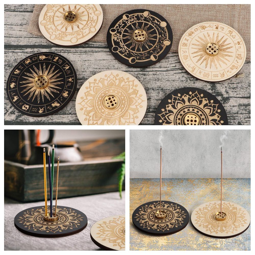 New Wood Incenses Holder 10cm  - đánh giá và giá Incense Stick Holder