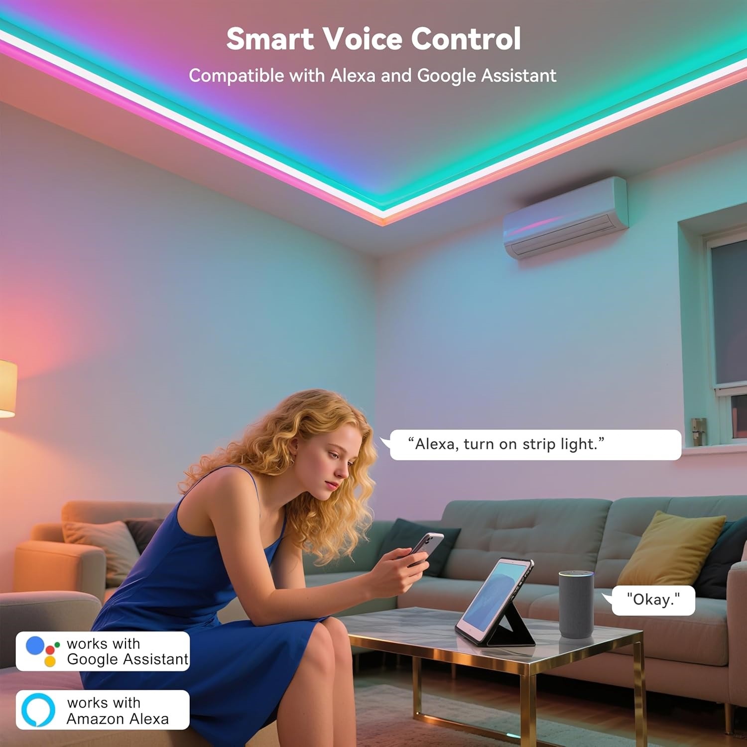 10M 20M 30M RGB LED Lights Str - đánh giá và giá Home Decor App