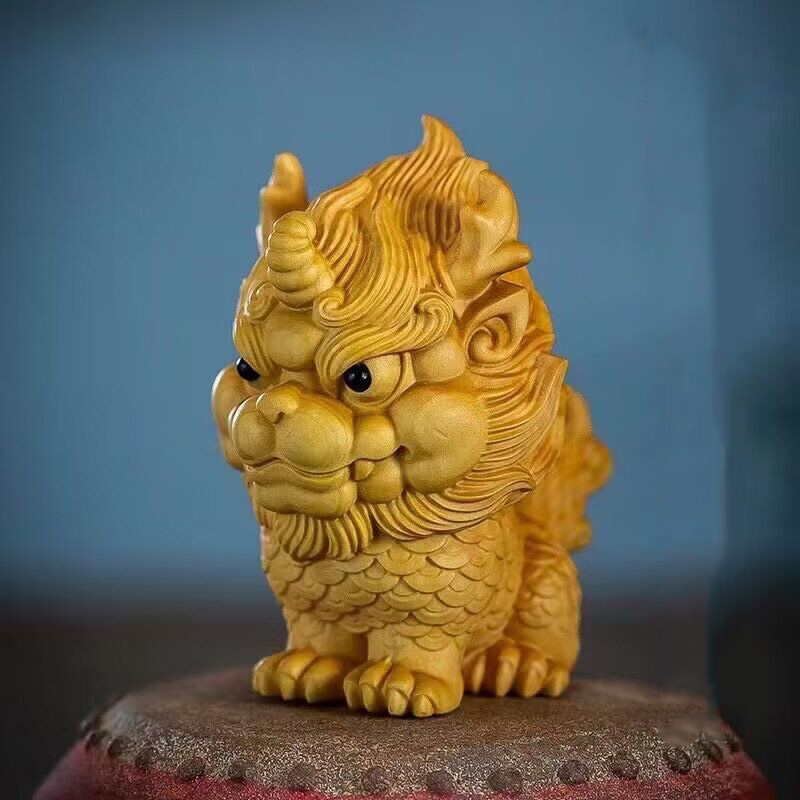 Wooden -Auspicious Kirin Small - đánh giá và giá Home Decor On Sale