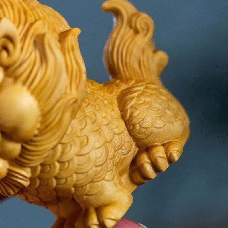 Wooden -Auspicious Kirin Small - đánh giá và giá Home Decor On Sale
