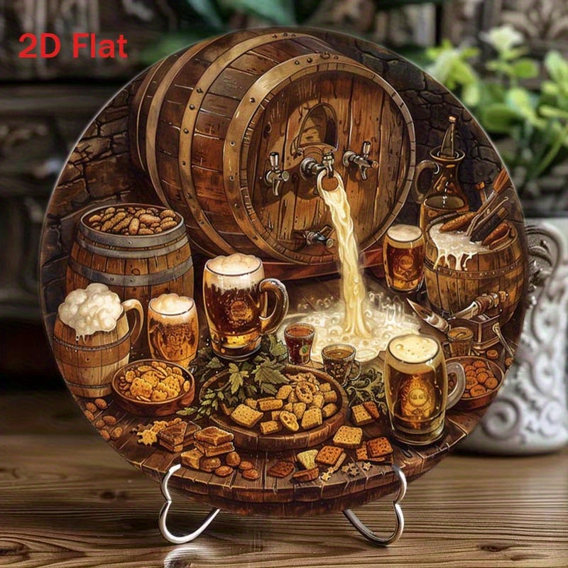 1Pc Round 2D Flat Aluminum Sig - đánh giá và giá Home Decor Korea