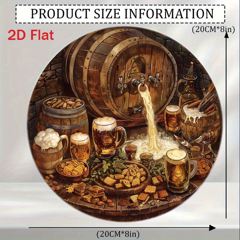 1Pc Round 2D Flat Aluminum Sig - đánh giá và giá Home Decor Korea