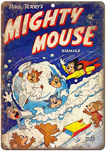 Mighty Mouse Comics Theme   Me - đánh giá và giá Home Decor Theme