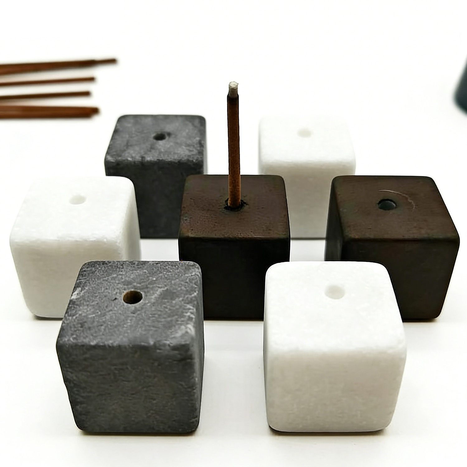 2pcs Natural Stone Incense Sti - đánh giá và giá Incense Stick Holder