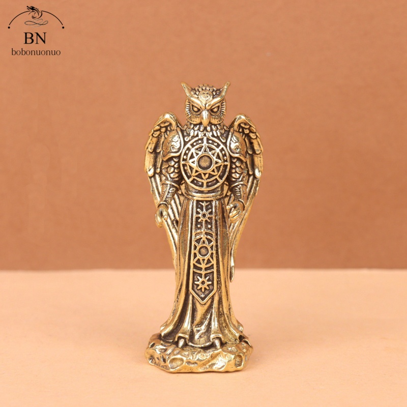 Retro Brass Owl Knight Prophet - đánh giá và giá Home Decor Korea