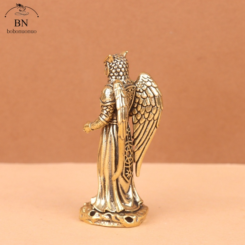 Retro Brass Owl Knight Prophet - đánh giá và giá Home Decor Korea