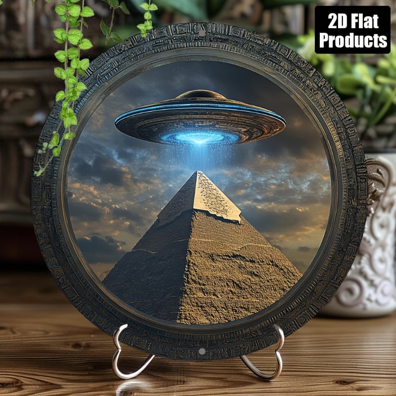 Pyramid UFO Theme Round Alumin - đánh giá và giá Home Decor Theme
