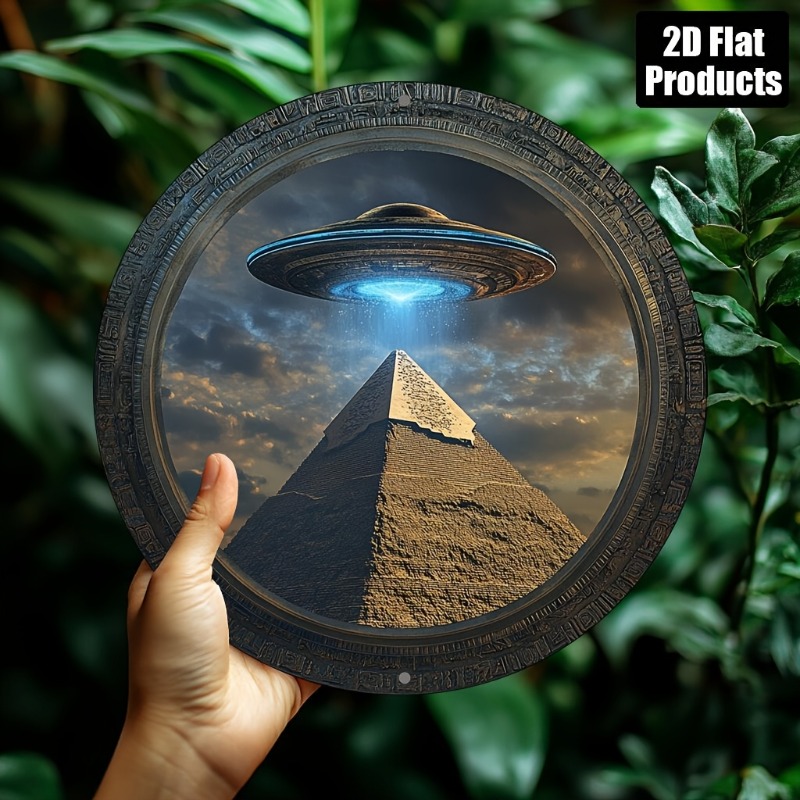 Pyramid UFO Theme Round Alumin - đánh giá và giá Home Decor Theme