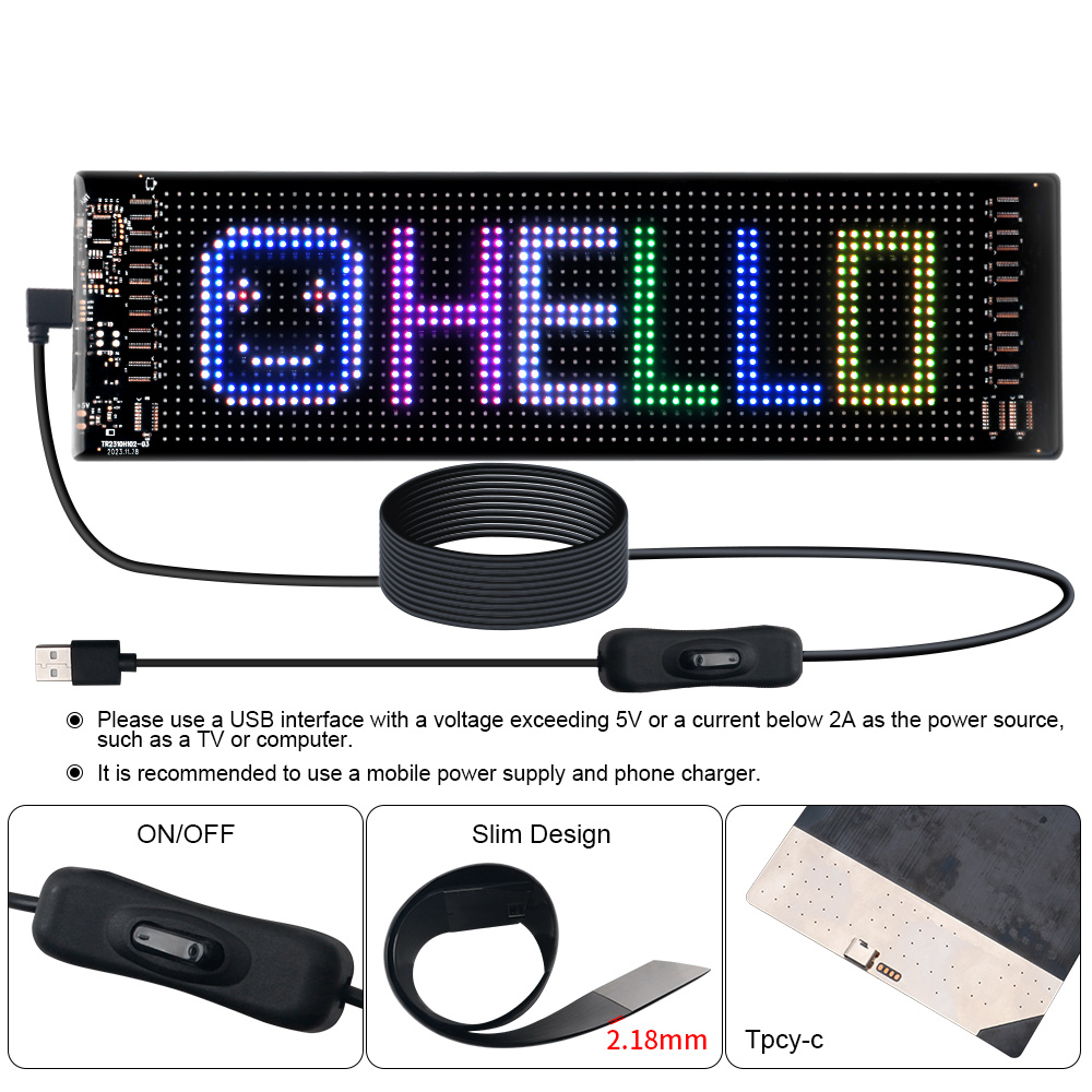 LED Matrix Pixel Panel Scrolli - đánh giá và giá Home Decor App