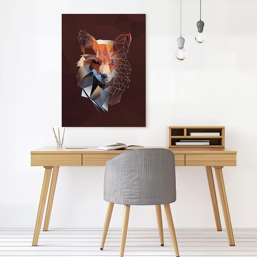 Fox - Sketch Poster Canvas Wal - đánh giá và giá Home Decor Theme