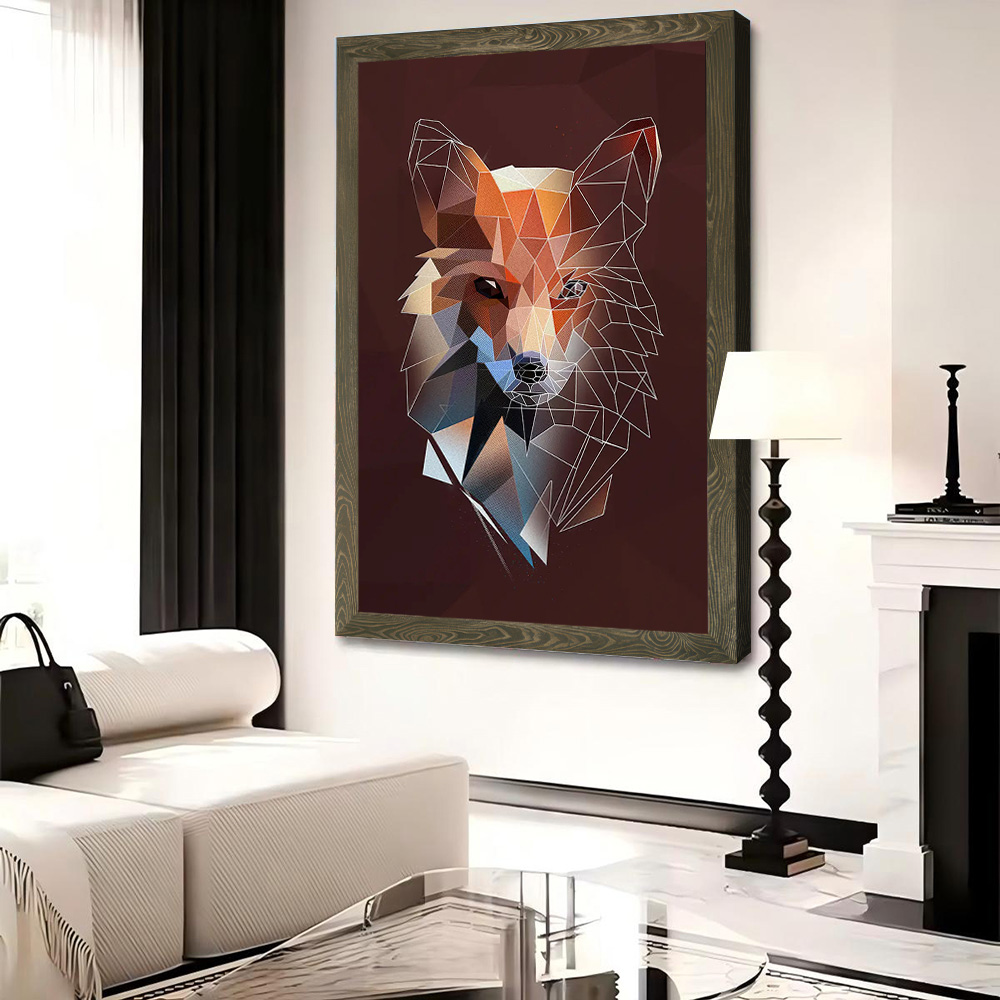 Fox - Sketch Poster Canvas Wal - đánh giá và giá Home Decor Theme