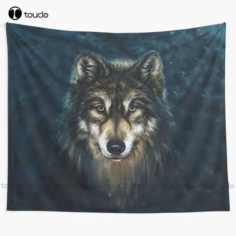 Artistic Wolf Face Tapestry Ta - đánh giá và giá Home Decor Website Free