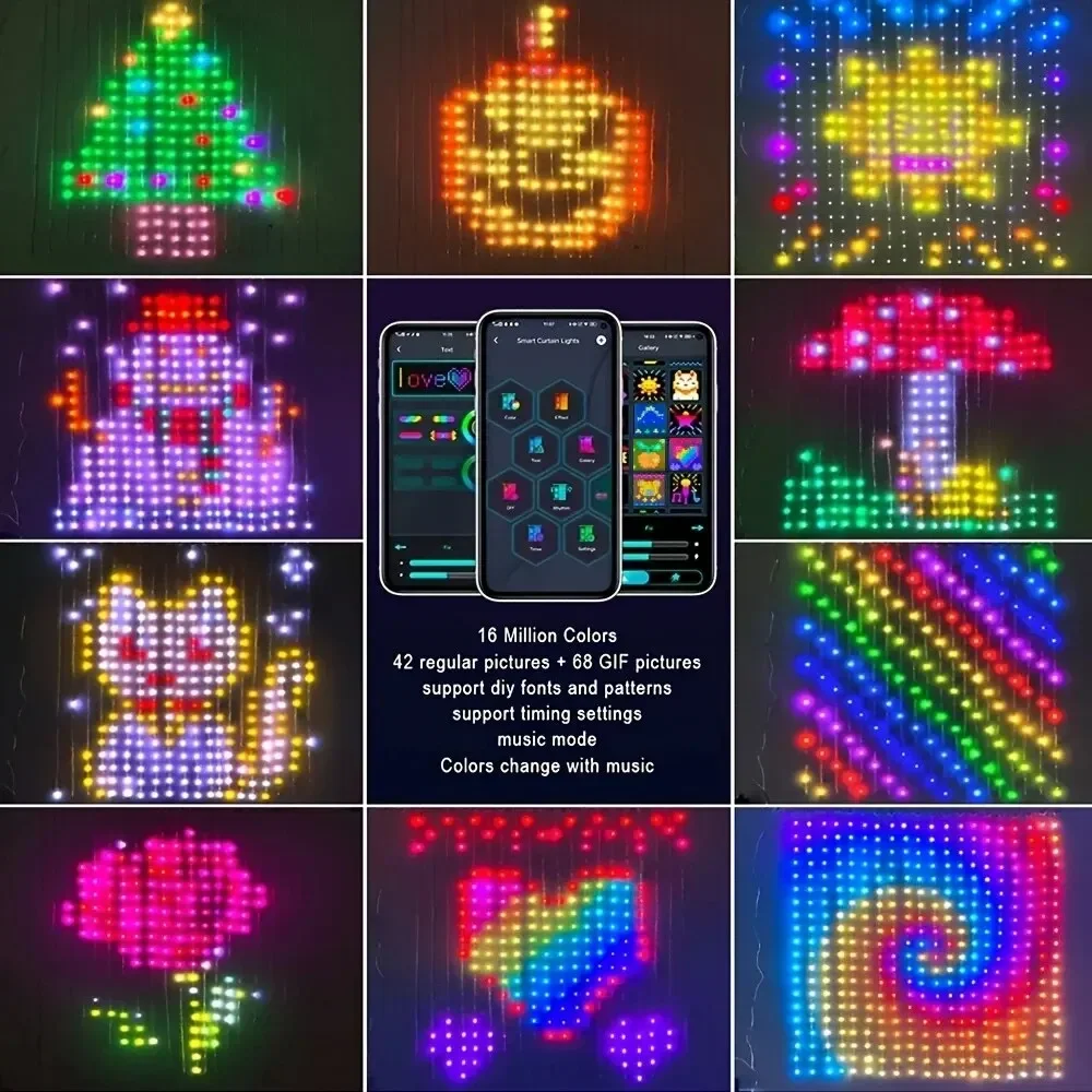 Smart LED Curtain Light APP Co - đánh giá và giá Home Decor App
