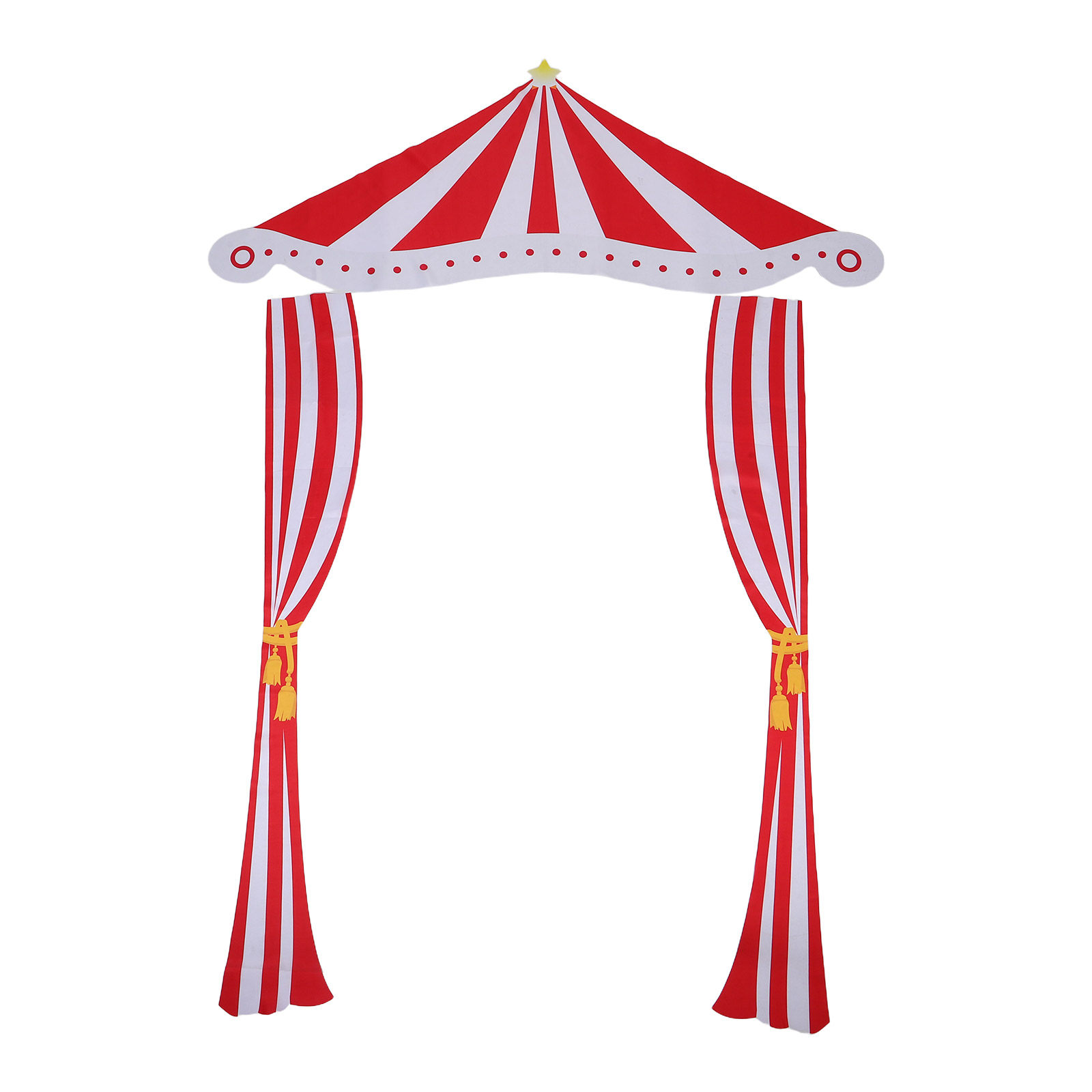 Carnival Theme Backdrop Red Wh - đánh giá và giá Home Decor Theme