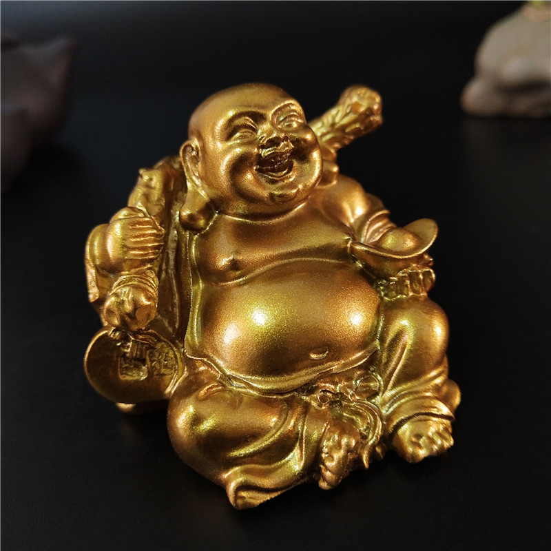 Vàng Tượng Phật Cười Trung Quố - đánh giá và giá Home Decor On Sale