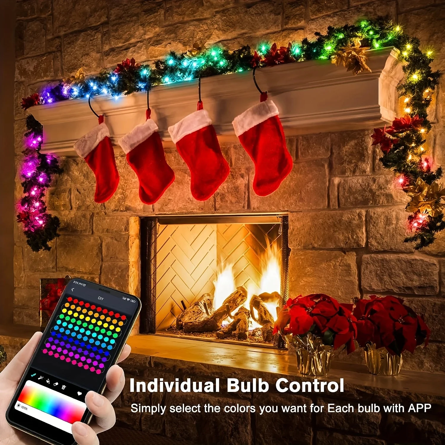 Dream Color WS2812B LED String - đánh giá và giá Home Decor App