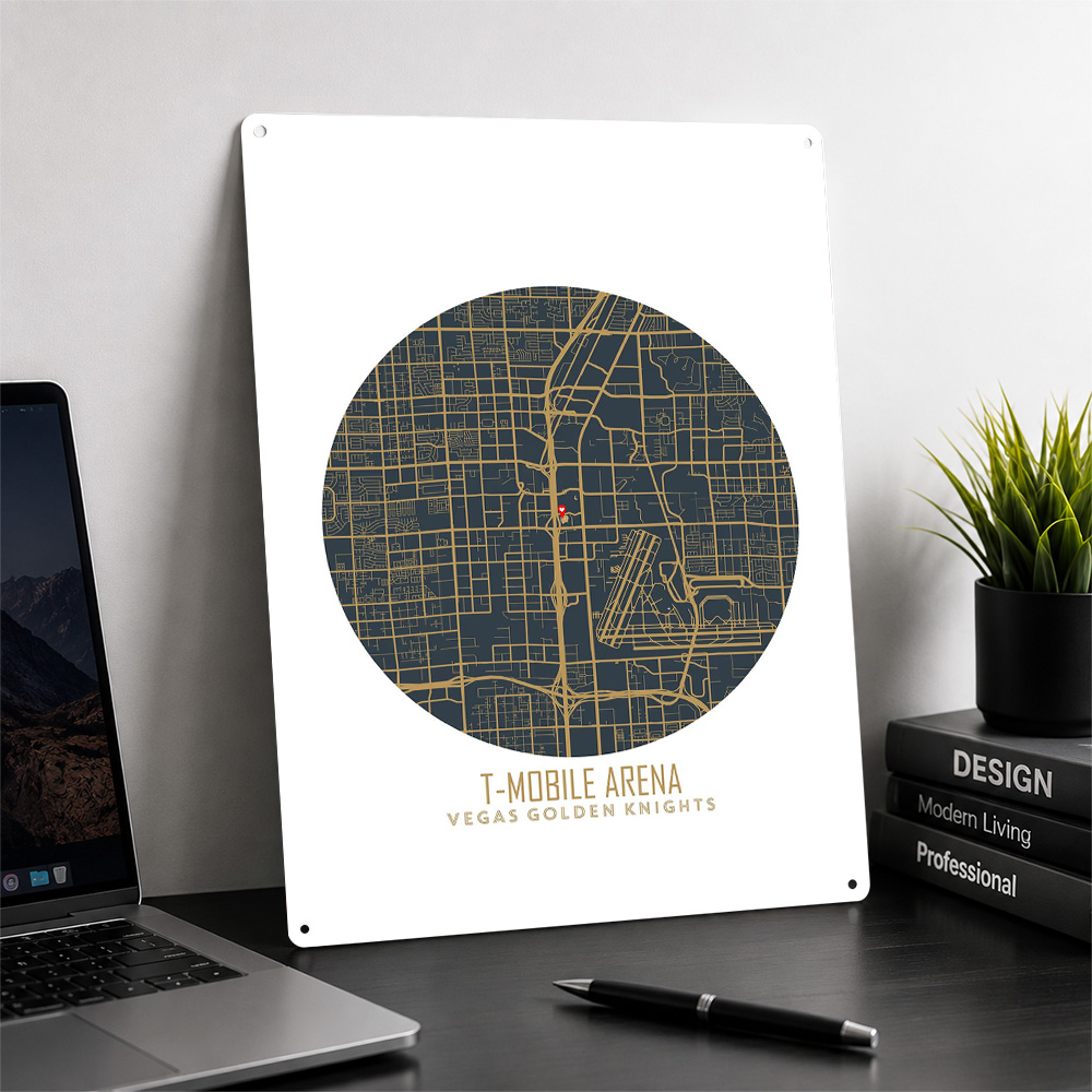 T Mobile Arena Map Poster Venu - đánh giá và giá Home Decor Mobile Game