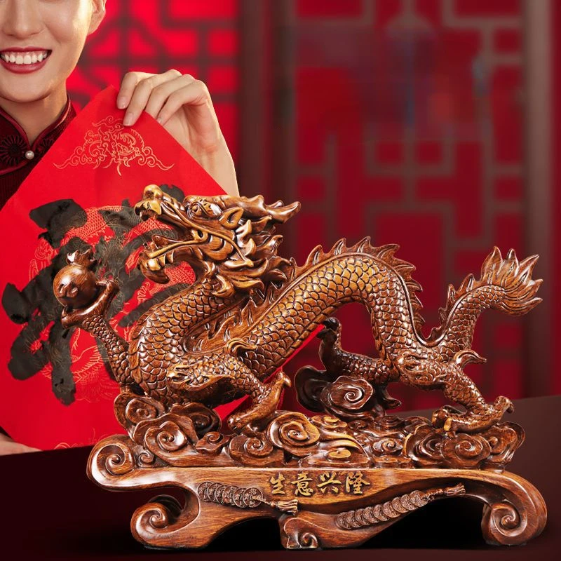 Lucky Dragon Ornaments To Attr - đánh giá và giá Home Decor On Sale