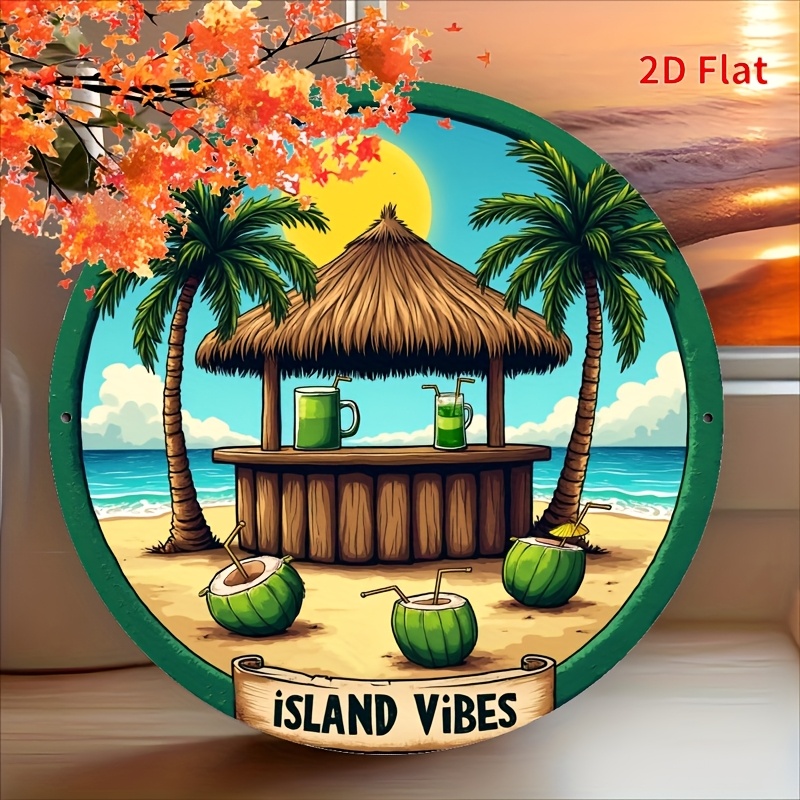 1pc Tropical Beach Bar Aluminu - đánh giá và giá Home Decor Theme