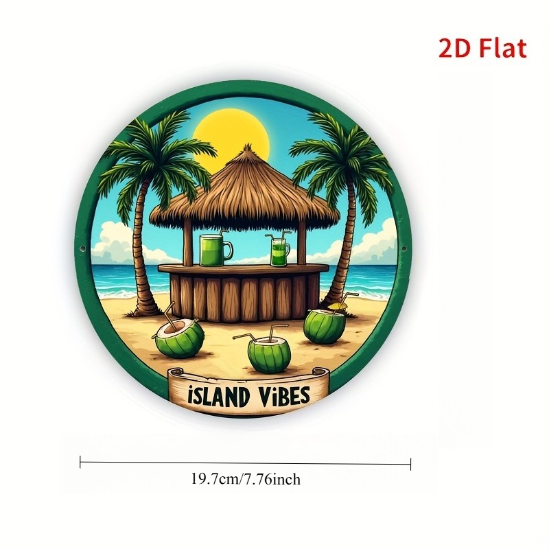 1pc Tropical Beach Bar Aluminu - đánh giá và giá Home Decor Theme