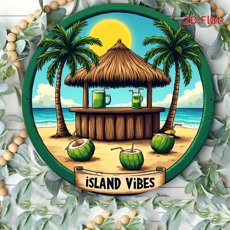 1pc Tropical Beach Bar Aluminu - đánh giá và giá Home Decor Theme