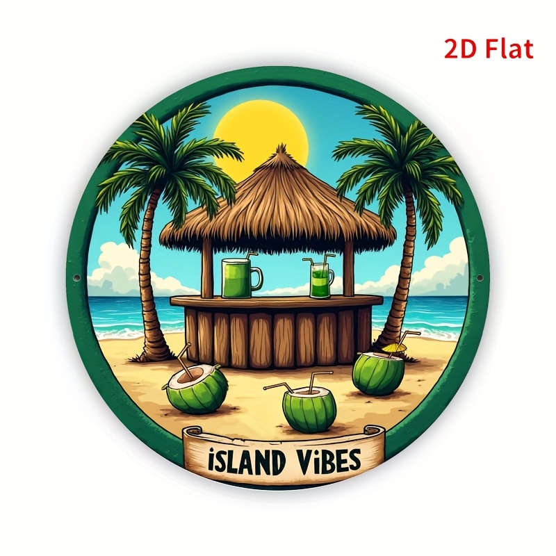 1pc Tropical Beach Bar Aluminu - đánh giá và giá Home Decor Theme