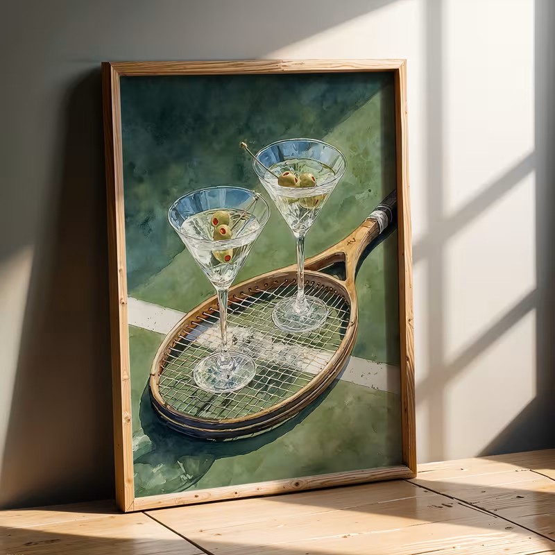Vintage Poster Featuring Tenni - đánh giá và giá Home Decor Theme