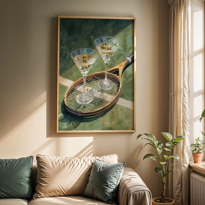 Vintage Poster Featuring Tenni - đánh giá và giá Home Decor Theme