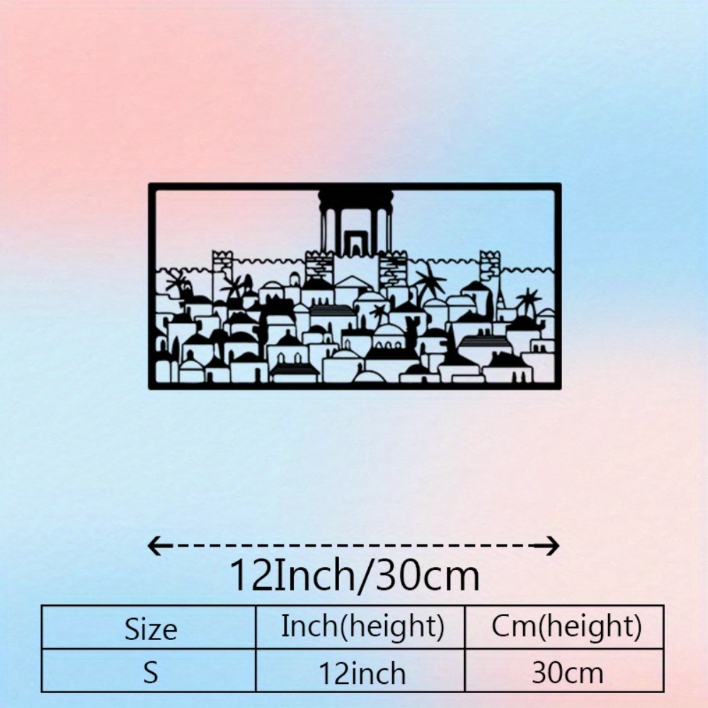 CIFBUY Metal Wall Art Jerusale - đánh giá và giá Home Decoration