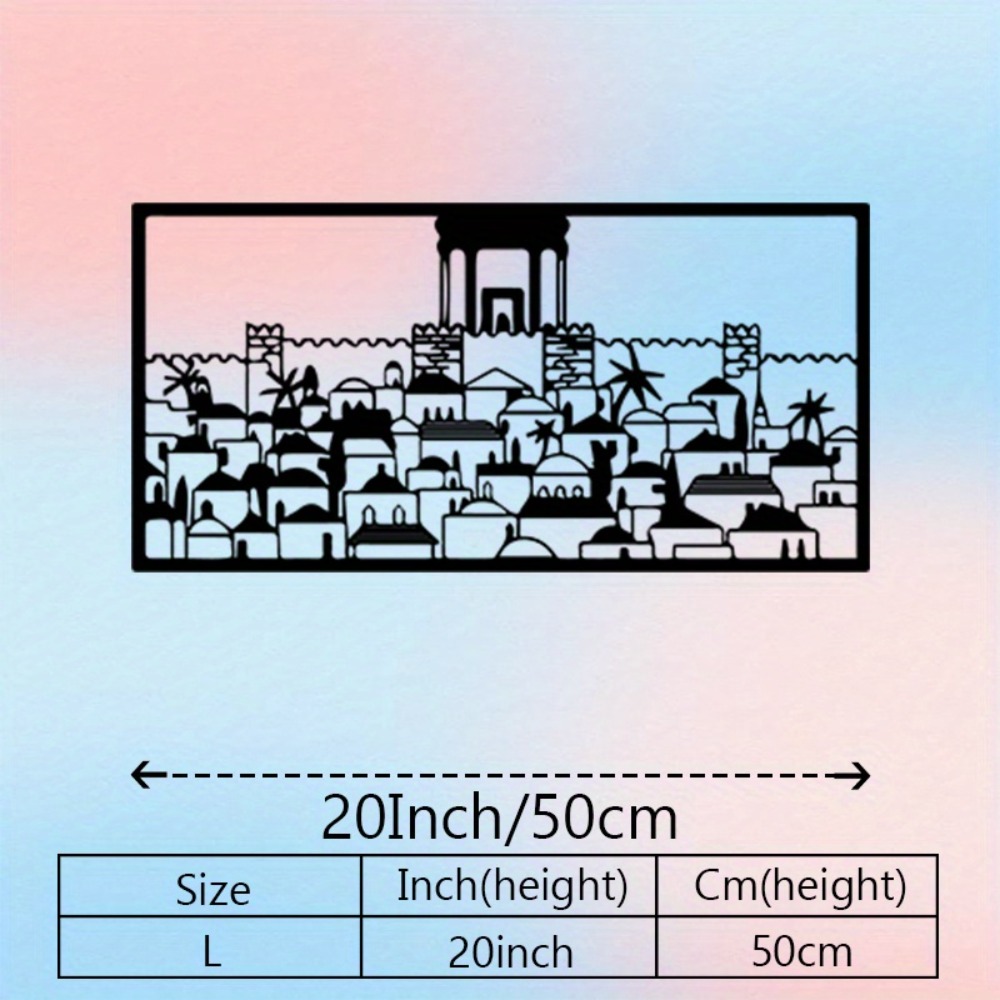 CIFBUY Metal Wall Art Jerusale - đánh giá và giá Home Decoration